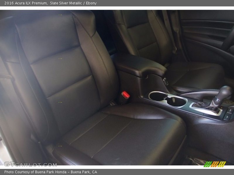 Slate Silver Metallic / Ebony 2016 Acura ILX Premium