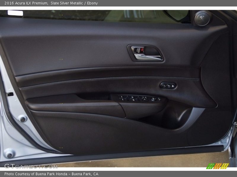 Slate Silver Metallic / Ebony 2016 Acura ILX Premium