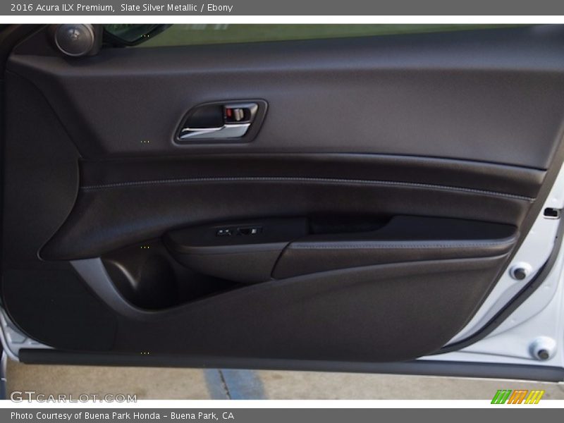 Slate Silver Metallic / Ebony 2016 Acura ILX Premium