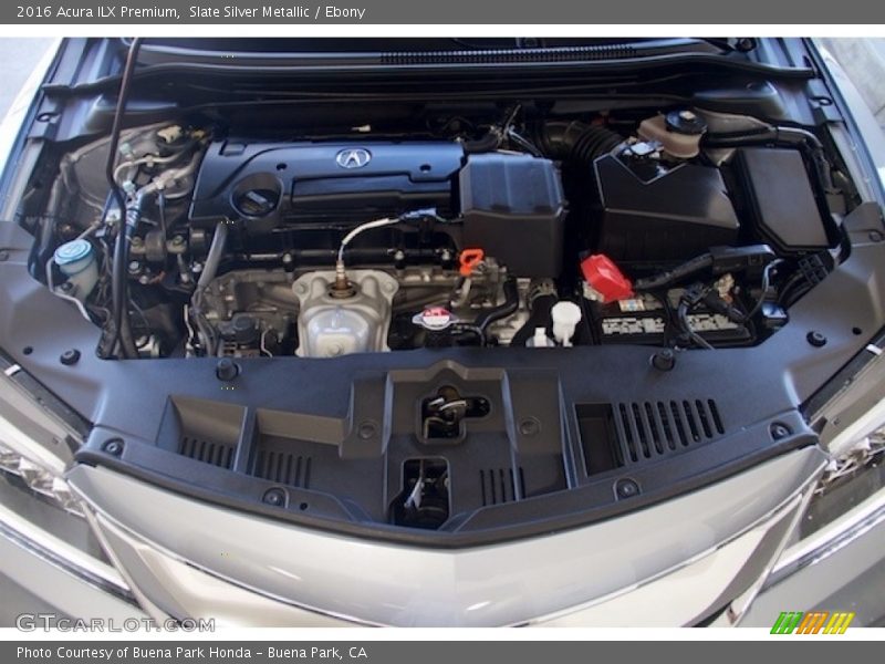 Slate Silver Metallic / Ebony 2016 Acura ILX Premium