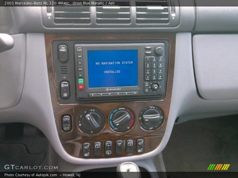 Orion Blue Metallic / Ash 2001 Mercedes-Benz ML 320 4Matic