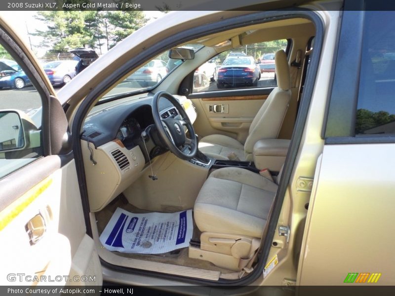 Aspen Gold Metallic / Beige 2008 Suzuki XL7