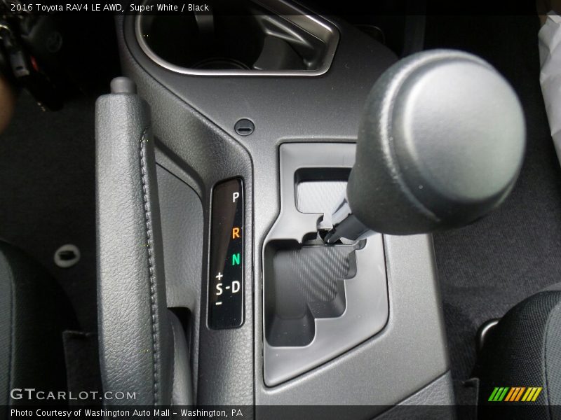 Super White / Black 2016 Toyota RAV4 LE AWD