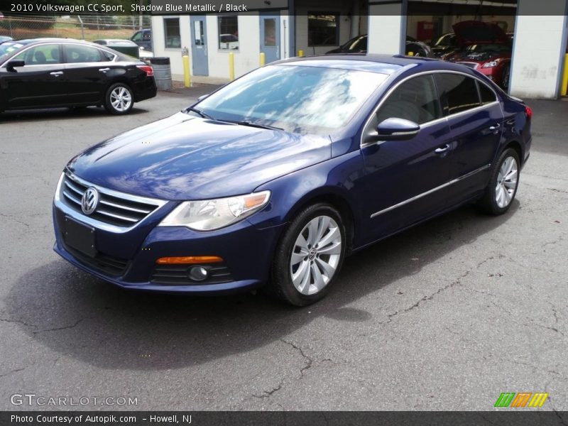 Shadow Blue Metallic / Black 2010 Volkswagen CC Sport