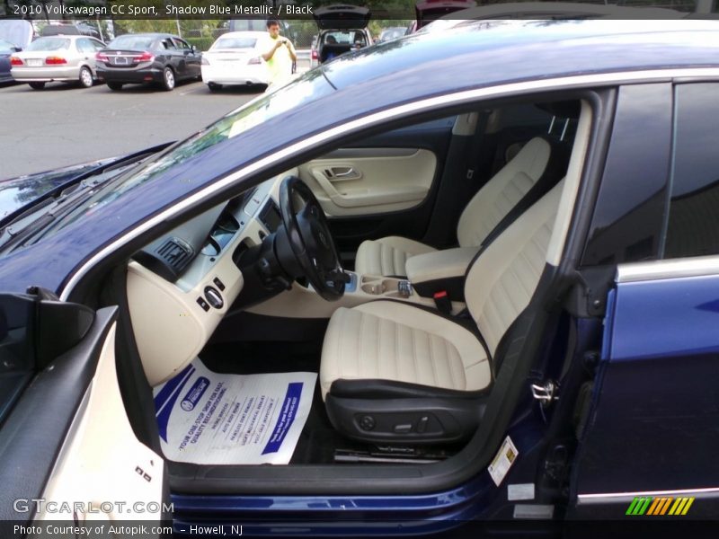 Shadow Blue Metallic / Black 2010 Volkswagen CC Sport