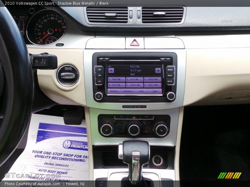 Shadow Blue Metallic / Black 2010 Volkswagen CC Sport