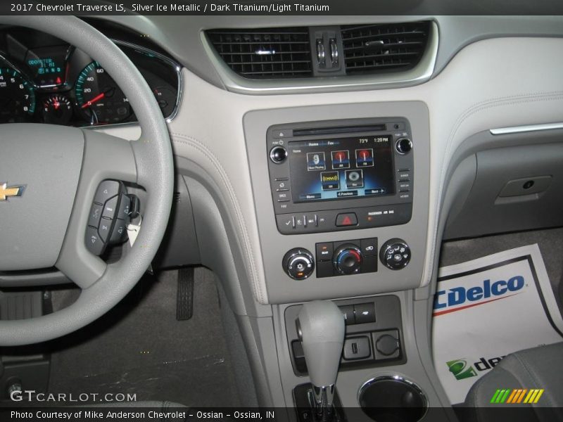 Silver Ice Metallic / Dark Titanium/Light Titanium 2017 Chevrolet Traverse LS