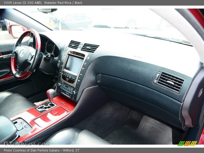 Matador Red Mica / Black 2006 Lexus GS 300 AWD