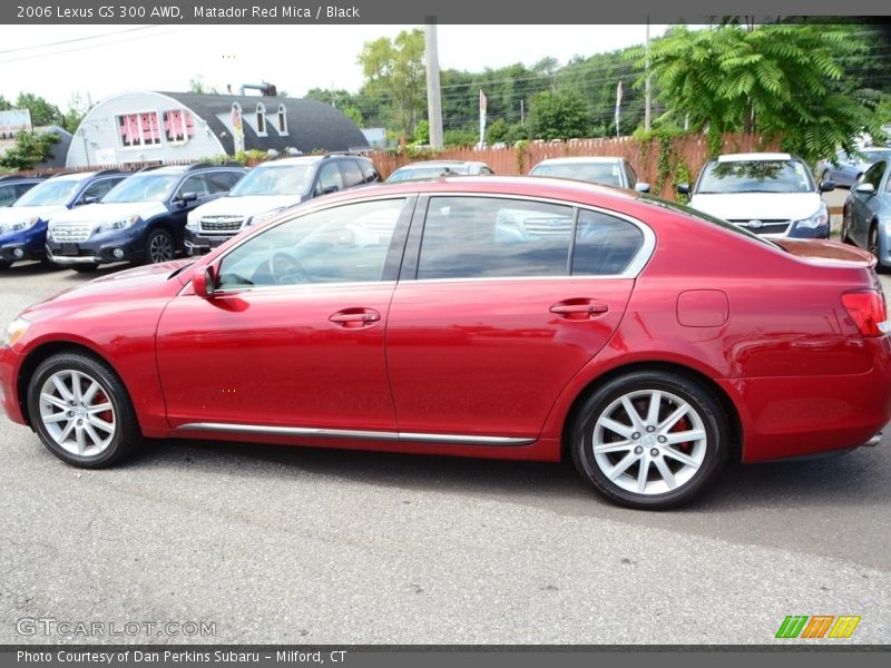 Matador Red Mica / Black 2006 Lexus GS 300 AWD