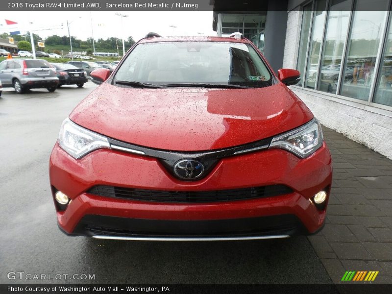 Barcelona Red Metallic / Nutmeg 2016 Toyota RAV4 Limited AWD