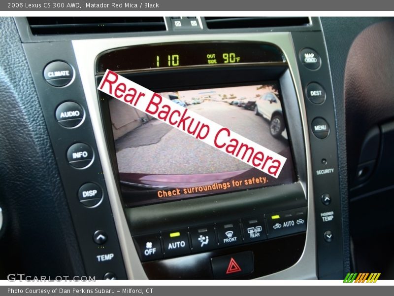 Matador Red Mica / Black 2006 Lexus GS 300 AWD