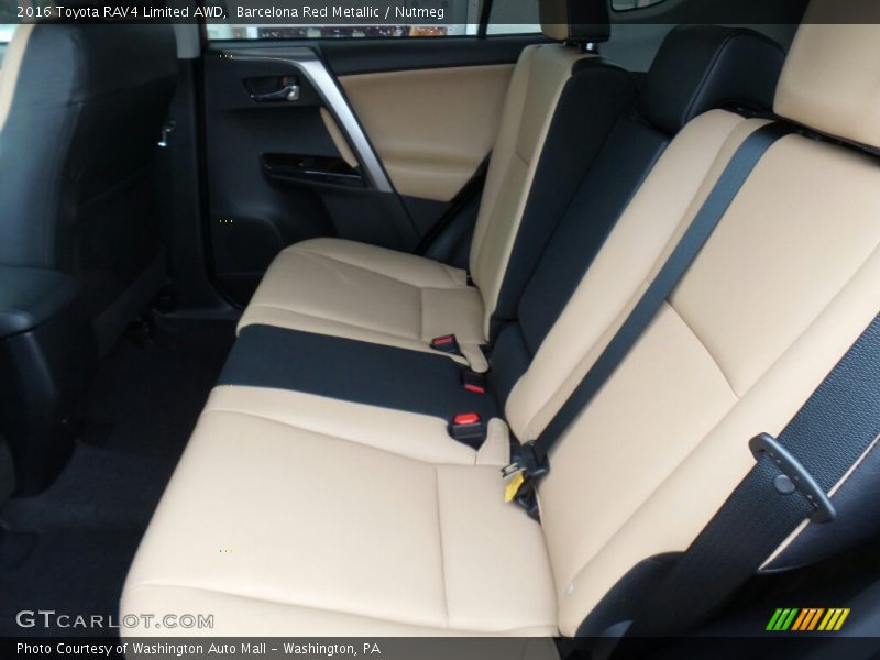 Rear Seat of 2016 RAV4 Limited AWD