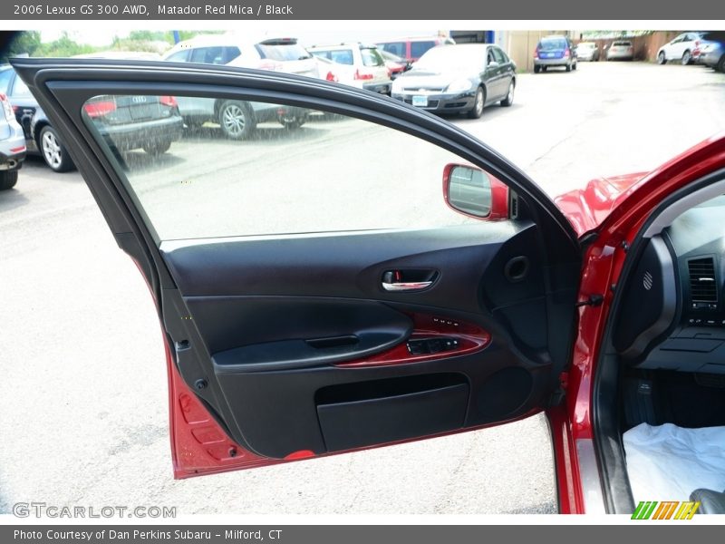 Matador Red Mica / Black 2006 Lexus GS 300 AWD