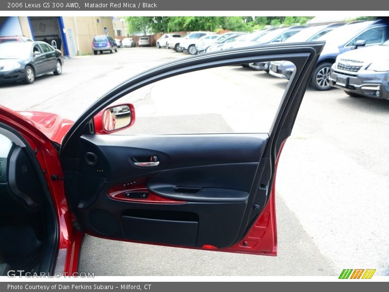 Matador Red Mica / Black 2006 Lexus GS 300 AWD