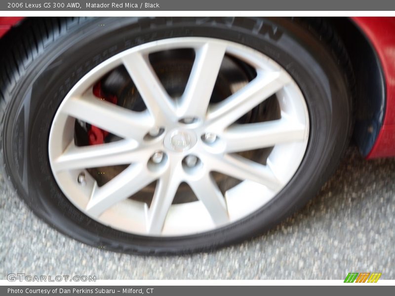 Matador Red Mica / Black 2006 Lexus GS 300 AWD