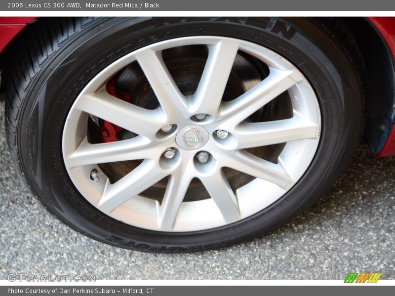 Matador Red Mica / Black 2006 Lexus GS 300 AWD