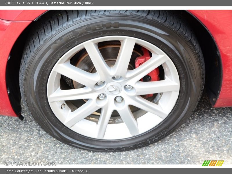 Matador Red Mica / Black 2006 Lexus GS 300 AWD