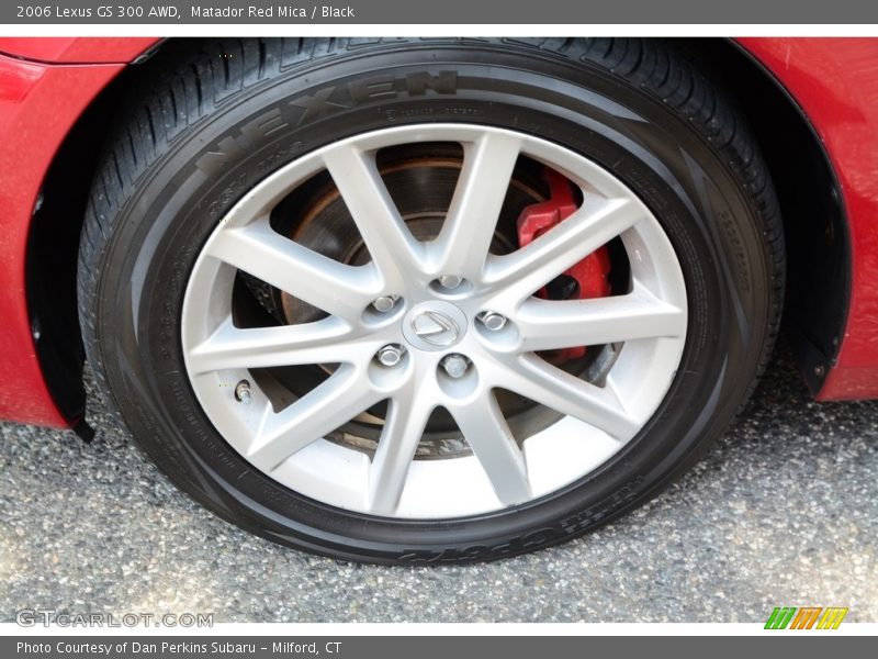Matador Red Mica / Black 2006 Lexus GS 300 AWD