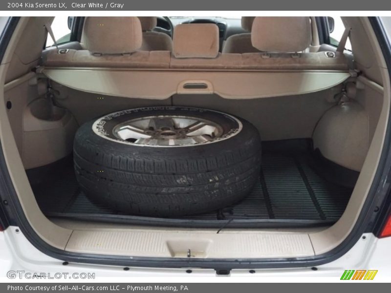 Clear White / Gray 2004 Kia Sorento LX