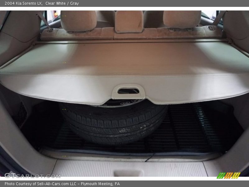 Clear White / Gray 2004 Kia Sorento LX