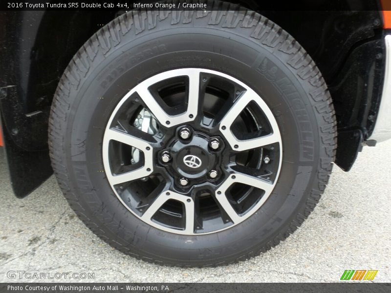 Inferno Orange / Graphite 2016 Toyota Tundra SR5 Double Cab 4x4