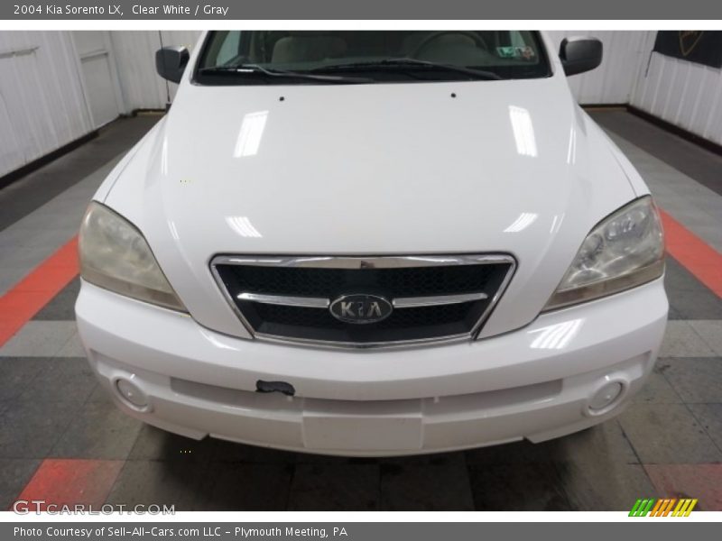 Clear White / Gray 2004 Kia Sorento LX