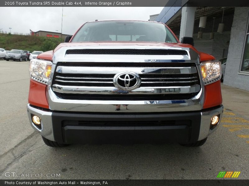 Inferno Orange / Graphite 2016 Toyota Tundra SR5 Double Cab 4x4