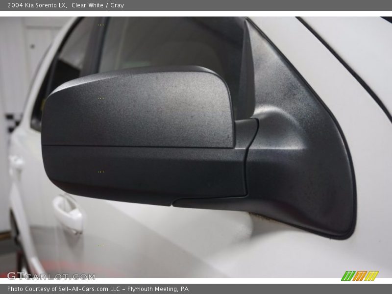 Clear White / Gray 2004 Kia Sorento LX