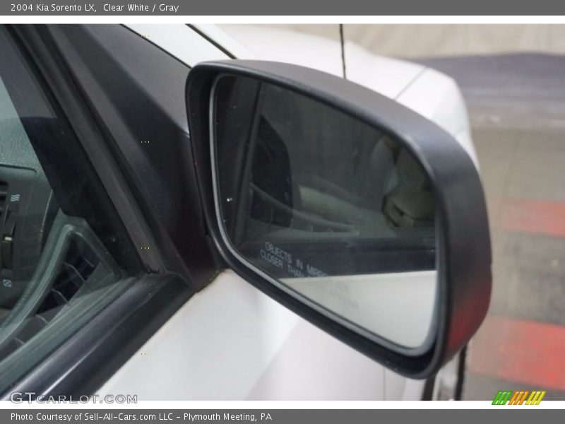 Clear White / Gray 2004 Kia Sorento LX