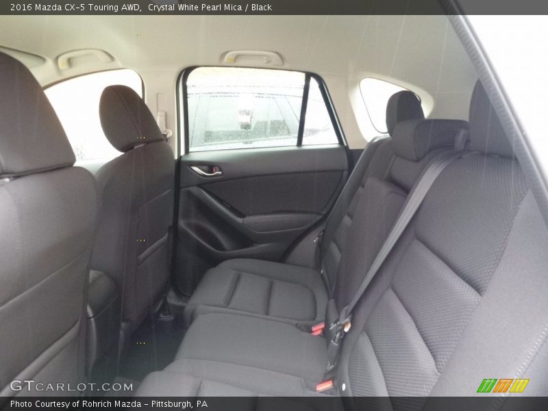 Crystal White Pearl Mica / Black 2016 Mazda CX-5 Touring AWD