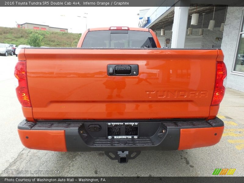 Inferno Orange / Graphite 2016 Toyota Tundra SR5 Double Cab 4x4