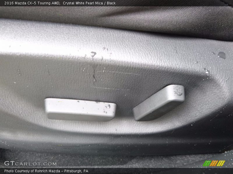 Crystal White Pearl Mica / Black 2016 Mazda CX-5 Touring AWD