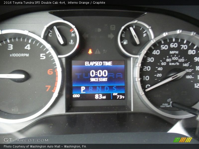 Inferno Orange / Graphite 2016 Toyota Tundra SR5 Double Cab 4x4