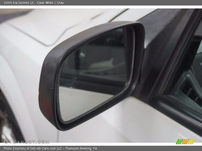 Clear White / Gray 2004 Kia Sorento LX