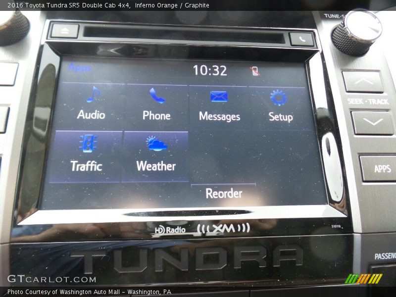 Inferno Orange / Graphite 2016 Toyota Tundra SR5 Double Cab 4x4