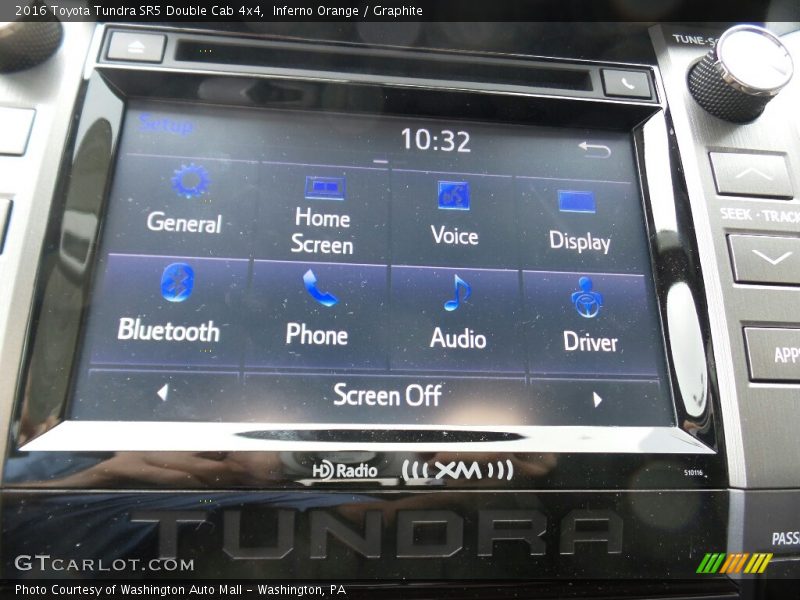 Inferno Orange / Graphite 2016 Toyota Tundra SR5 Double Cab 4x4