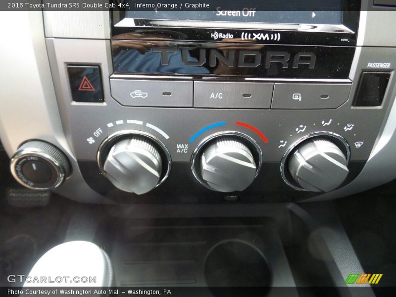 Inferno Orange / Graphite 2016 Toyota Tundra SR5 Double Cab 4x4