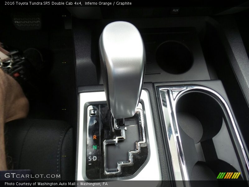  2016 Tundra SR5 Double Cab 4x4 6 Speed ECT-i Automatic Shifter