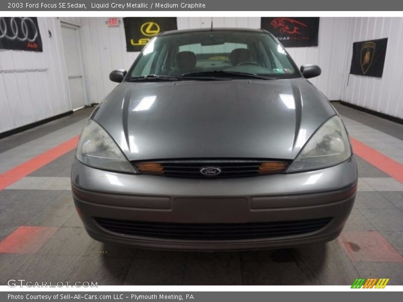 Liquid Grey Metallic / Medium Graphite 2003 Ford Focus SE Sedan