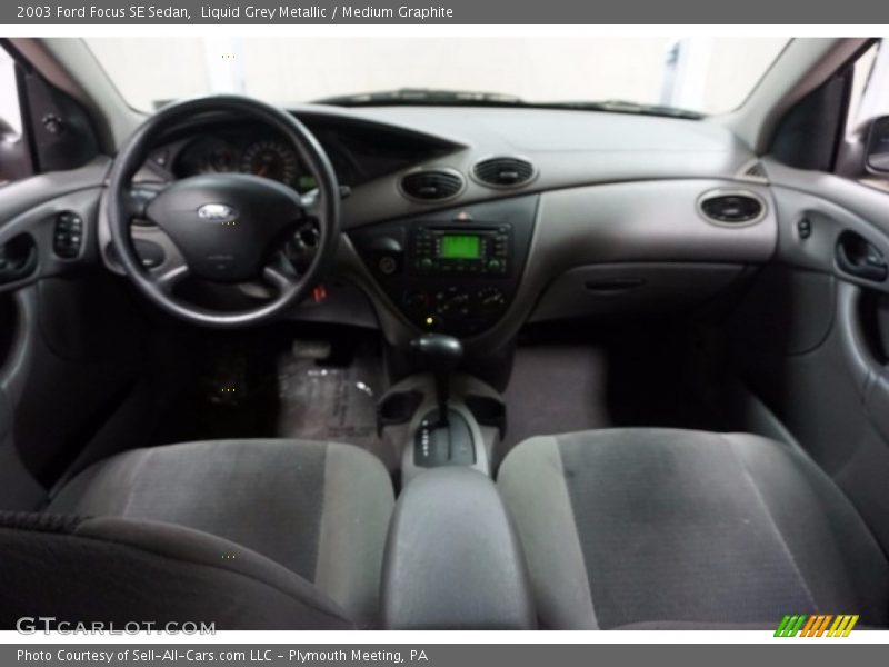 Liquid Grey Metallic / Medium Graphite 2003 Ford Focus SE Sedan