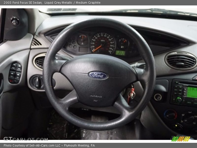 Liquid Grey Metallic / Medium Graphite 2003 Ford Focus SE Sedan
