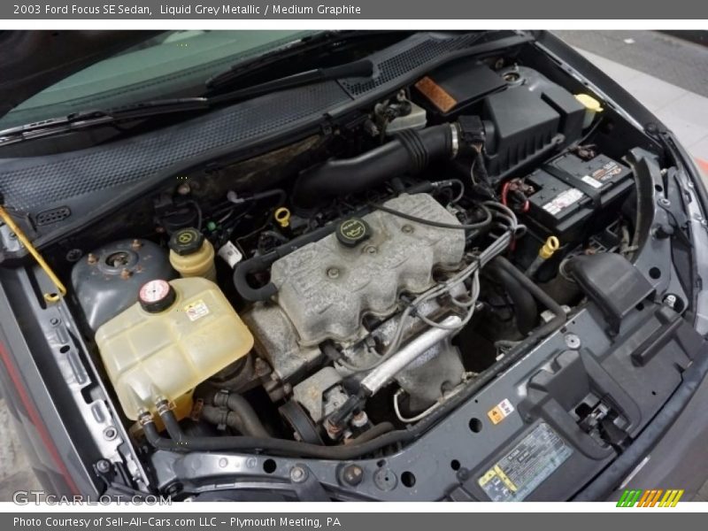 Liquid Grey Metallic / Medium Graphite 2003 Ford Focus SE Sedan