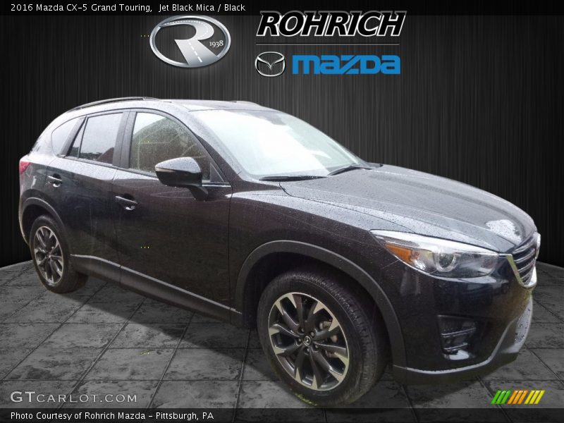 Jet Black Mica / Black 2016 Mazda CX-5 Grand Touring