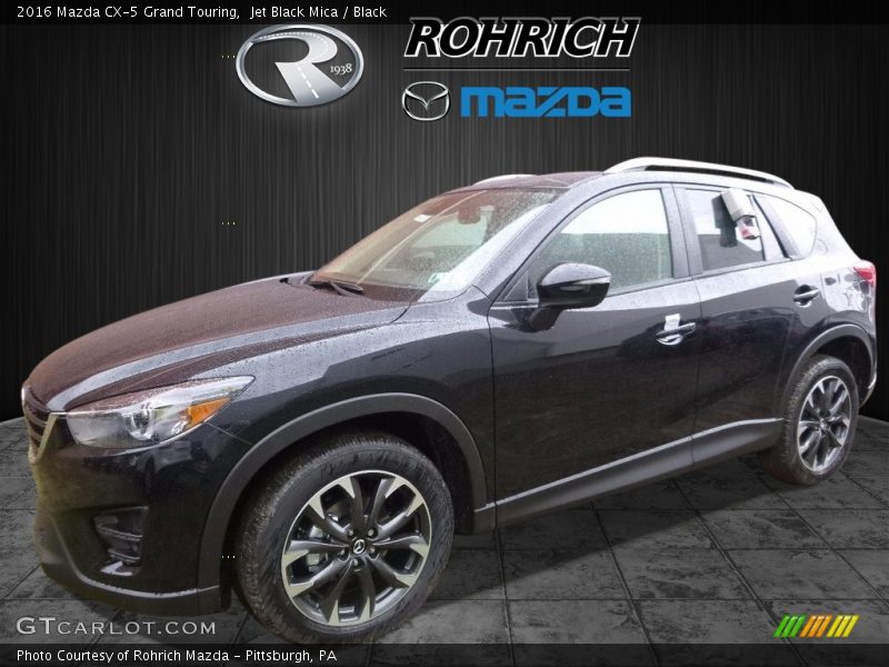 Jet Black Mica / Black 2016 Mazda CX-5 Grand Touring