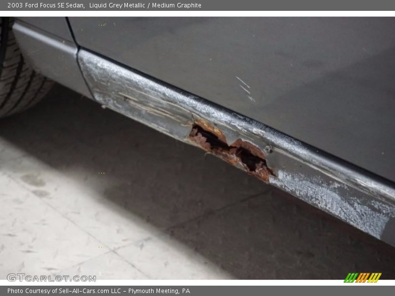 Liquid Grey Metallic / Medium Graphite 2003 Ford Focus SE Sedan