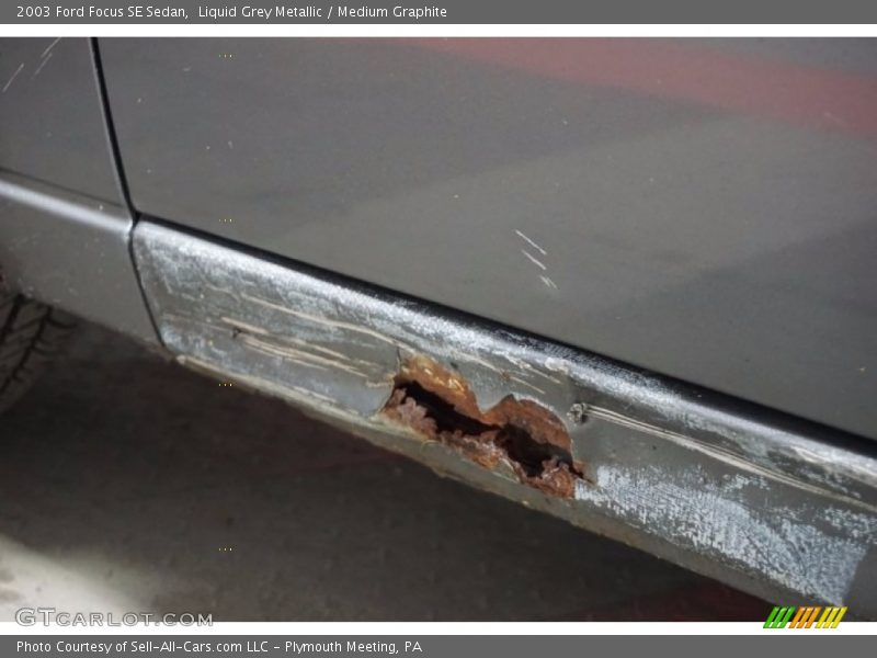 Liquid Grey Metallic / Medium Graphite 2003 Ford Focus SE Sedan