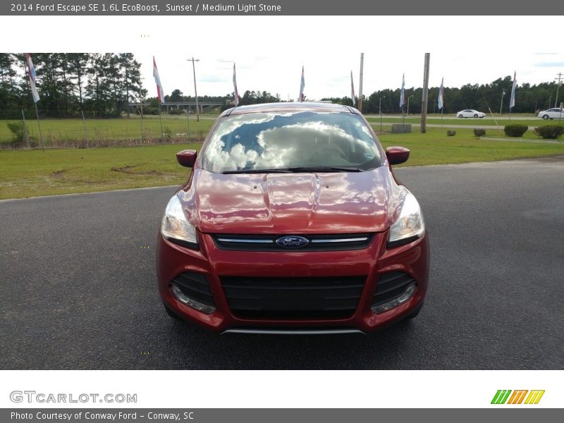 Sunset / Medium Light Stone 2014 Ford Escape SE 1.6L EcoBoost
