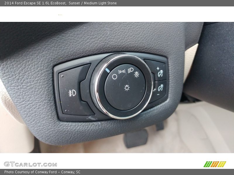 Sunset / Medium Light Stone 2014 Ford Escape SE 1.6L EcoBoost