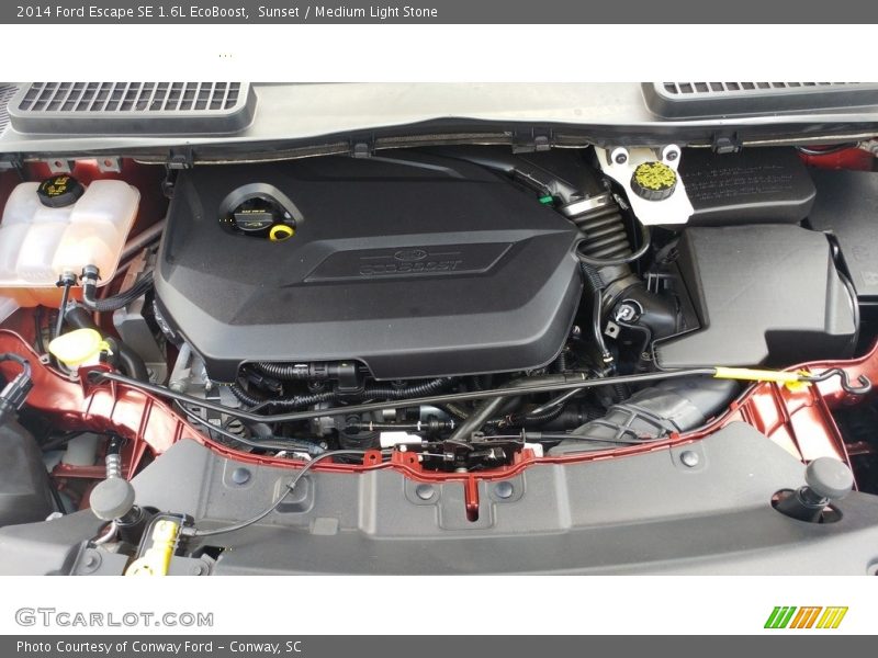 Sunset / Medium Light Stone 2014 Ford Escape SE 1.6L EcoBoost