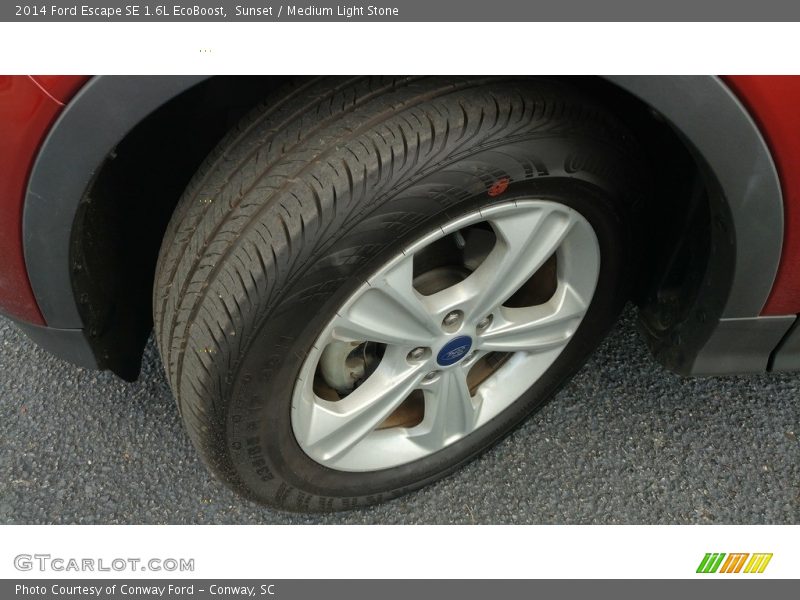 Sunset / Medium Light Stone 2014 Ford Escape SE 1.6L EcoBoost